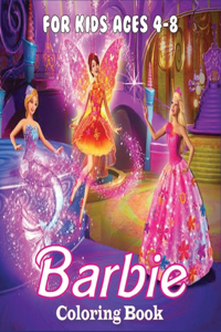Barbie Coloring Book for Kids Ages 4-8