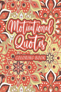 Motivational Quotes Coloring Book