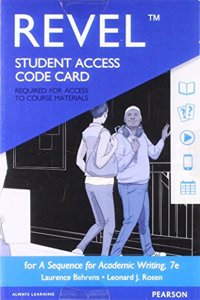 Revel for a Sequence for Academic Writing -- Access Card