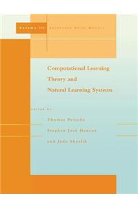 Computational Learning Theory and Natural Learning Systems