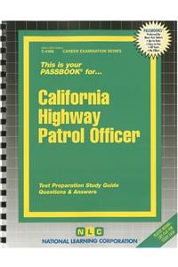 California Highway Patrol Officer