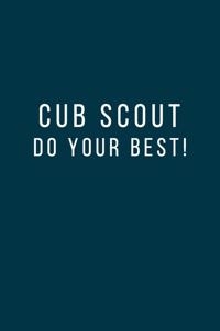 Cub Scout Do Your Best!