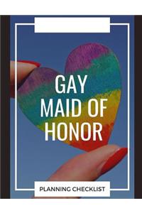 Gay Maid of Honor Planning Checklist