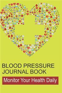 Blood Pressure Journal Book