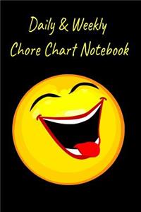 Daily & Weekly Chore Chart Notebook