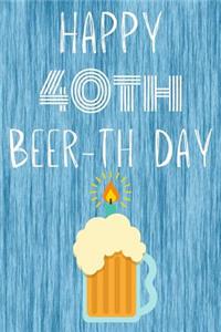 Happy 40th Beer-th Day