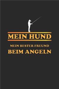 Mein Hund mein bester Freund beim Angeln