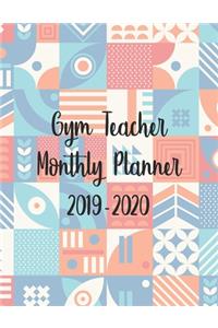 Gym Teacher Monthly Planner 2019-2020