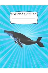 Humpback Whale Composition Book