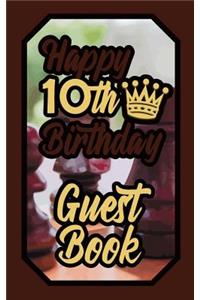 Happy 10th Birthday Guest Book