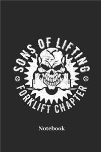 Sons Of Lifting Forklift Chapter Notebook