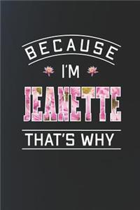 Because I'm Jeanette That's Why