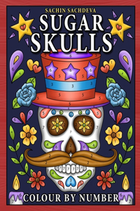 Sugar Skulls Colour by Number