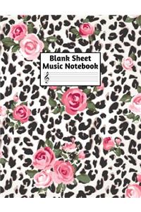 Blank Sheet Music Notebook