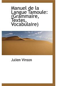Manuel de la Langue Tamoule