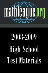 High School Test Materials 2008-2009