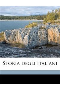 Storia Degli Italiani Volume 4
