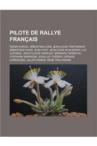 Pilote de Rallye Francais