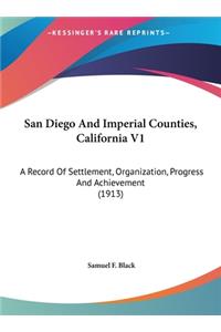 San Diego And Imperial Counties, California V1