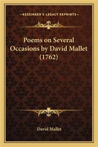 Poems on Several Occasions by David Mallet (1762)
