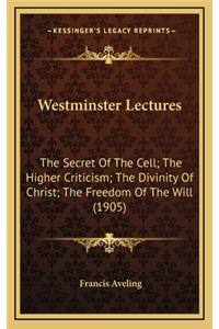 Westminster Lectures