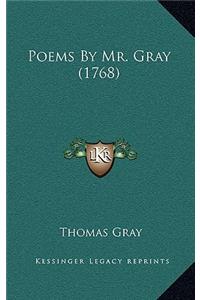 Poems by Mr. Gray (1768)