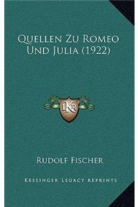 Quellen Zu Romeo Und Julia (1922)