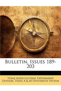 Bulletin, Issues 189-203