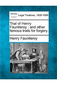 Trial of Henry Fauntleroy