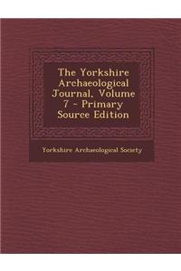 The Yorkshire Archaeological Journal, Volume 7