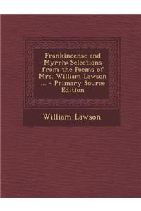 Frankincense and Myrrh