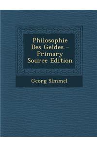 Philosophie Des Geldes