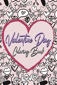 Valentine Day Coloring Book