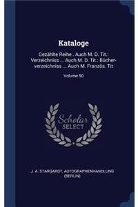 Kataloge