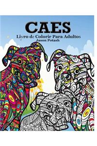 Caes Livro de Colorir para Adultos
