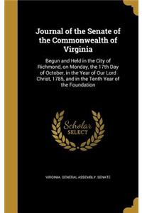 Journal of the Senate of the Commonwealth of Virginia