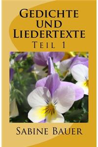 Gedichte und Liedertexte