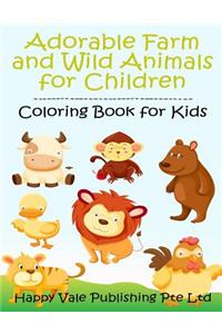 Adorable Farm and Wild Animals for Children