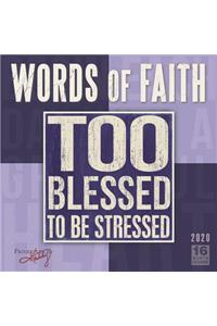 2020 Words of Faith 16-Month Wall Calendar