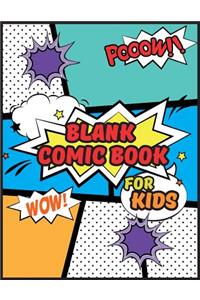 Blank Comic Book For Kids