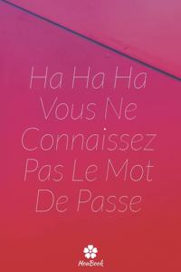 Ha Ha Ha Vous Ne Connaissez Pas Le Mot De Passe