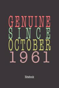 Genuine Since October 1961