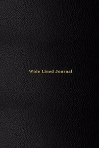 Wide Lined Journal