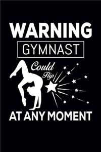 Warning Gymnast Could Flip At Any Moment