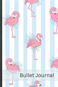 Bullet Journal: Dot Grid Notebook Pages - Over 100 dotted pages - Design "102 Flamingos" - Size 6 x 9 inches - Perfect for Planner, Bullet Journaling, Organizer, Di