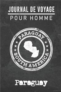 Journal de Voyage pour homme Paraguay