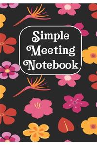 Simple Meeting Notebook