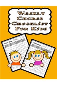 Weekly Chores Checklist for Kids
