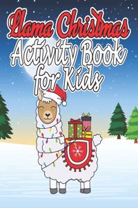 Llama Christmas Activity Book For Kids