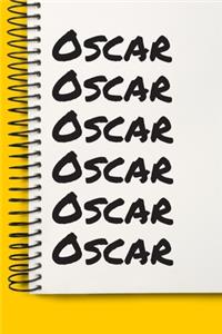 Name Oscar A beautiful personalized: Lined Notebook / Journal Gift, Notebook for Oscar,120 Pages, 6 x 9 inches, Gift For Oscar, Personal Diary, Oscar, Personalized Journal, Family Noteb